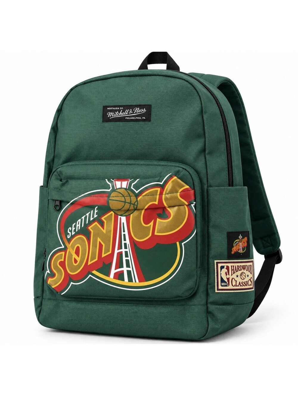 Mitchell & Ness Seattle SuperSonics NBA Backpack Green Hardwood Classics New
